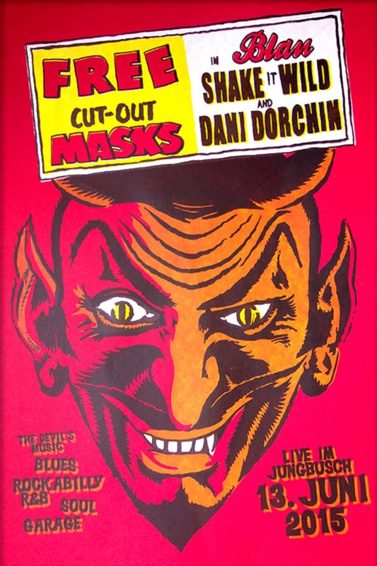 Dani Dorthin - Gigposter
