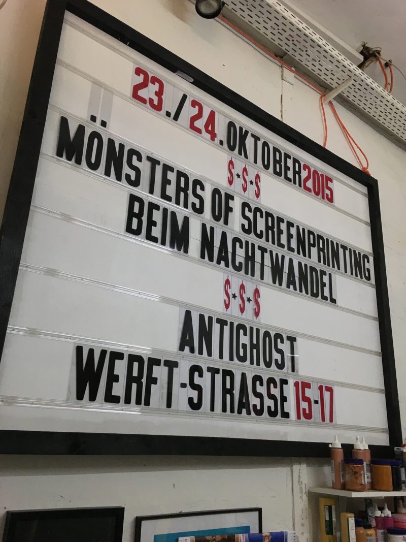 Mönsters Of Screenprinting – Nachtwandel Mannheim 2015