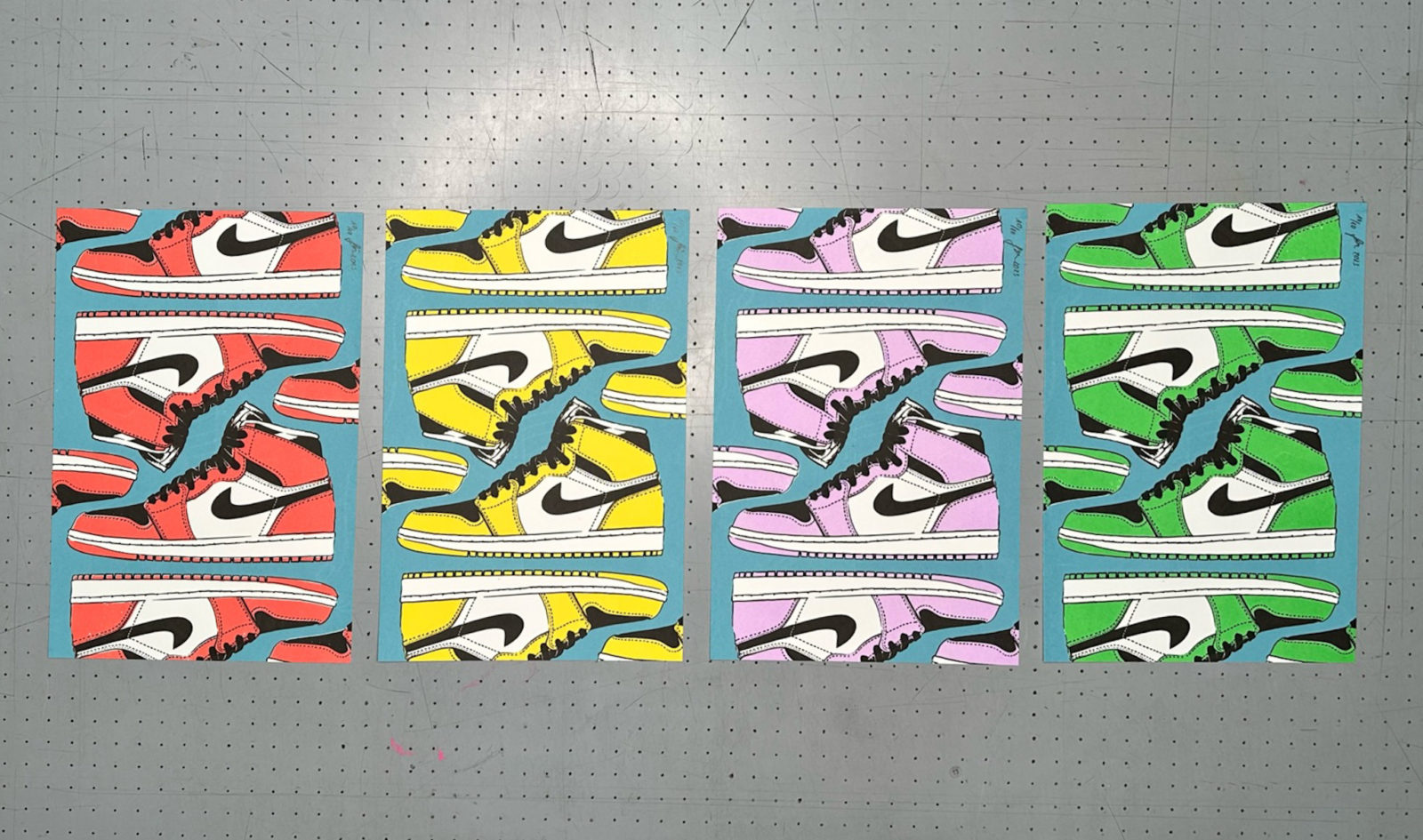 New Kicks - Air Jordan Artprint im Set