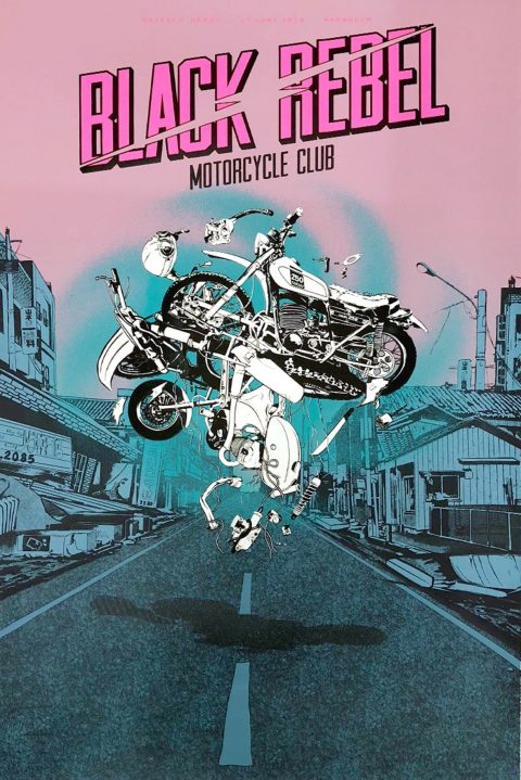 Black Rebel Motorcycle Club - Gigposter