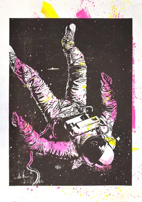 All Hope Gone Hand-Finished Multiple Siebdruck Unikat