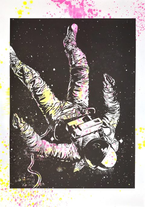 All Hope Gone Hand-Finished Multiple Siebdruck Unikat