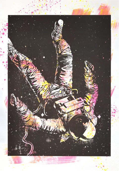 All Hope Gone Hand-Finished Multiple Siebdruck Unikat